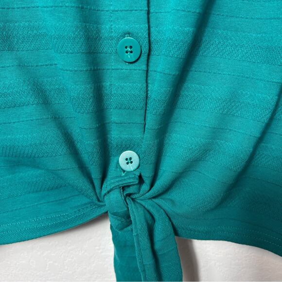 LIZ CLAIBORNE FANFARE TEAL WOMEN SIZE LARGE BRAND NEW WITH TAGS - Picture 4 of 6